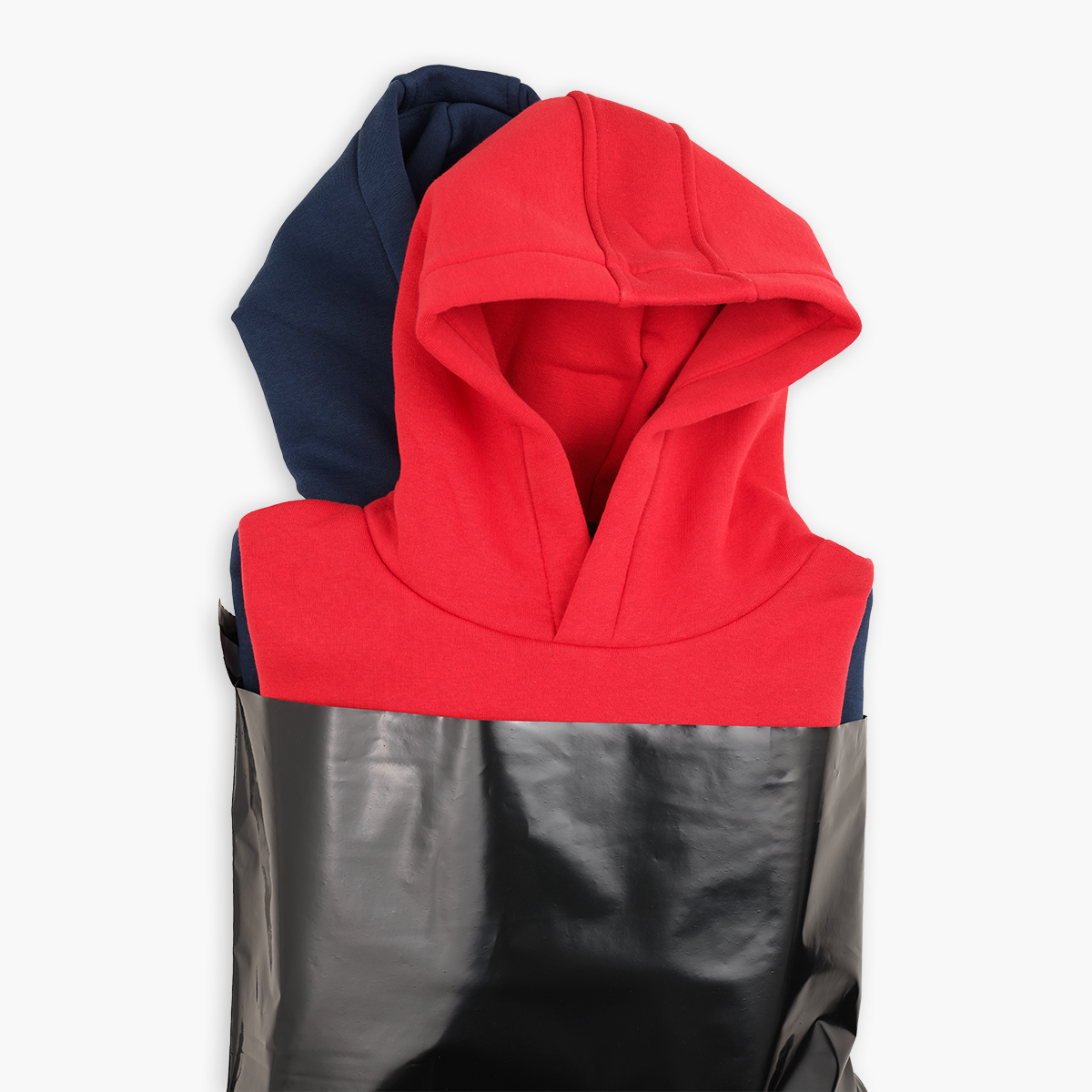 Versandtasche 50cm+5cm*40cm, schwarz, 80μm L Versandtaschen24