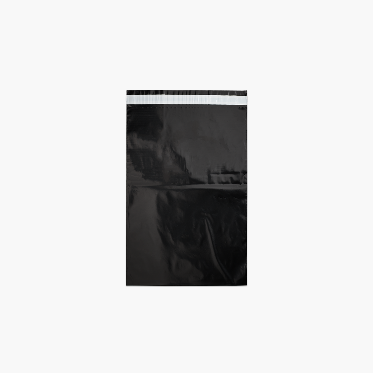 Versandtasche 35cm+5cm*25cm, schwarz, 80μm S Versandtaschen24