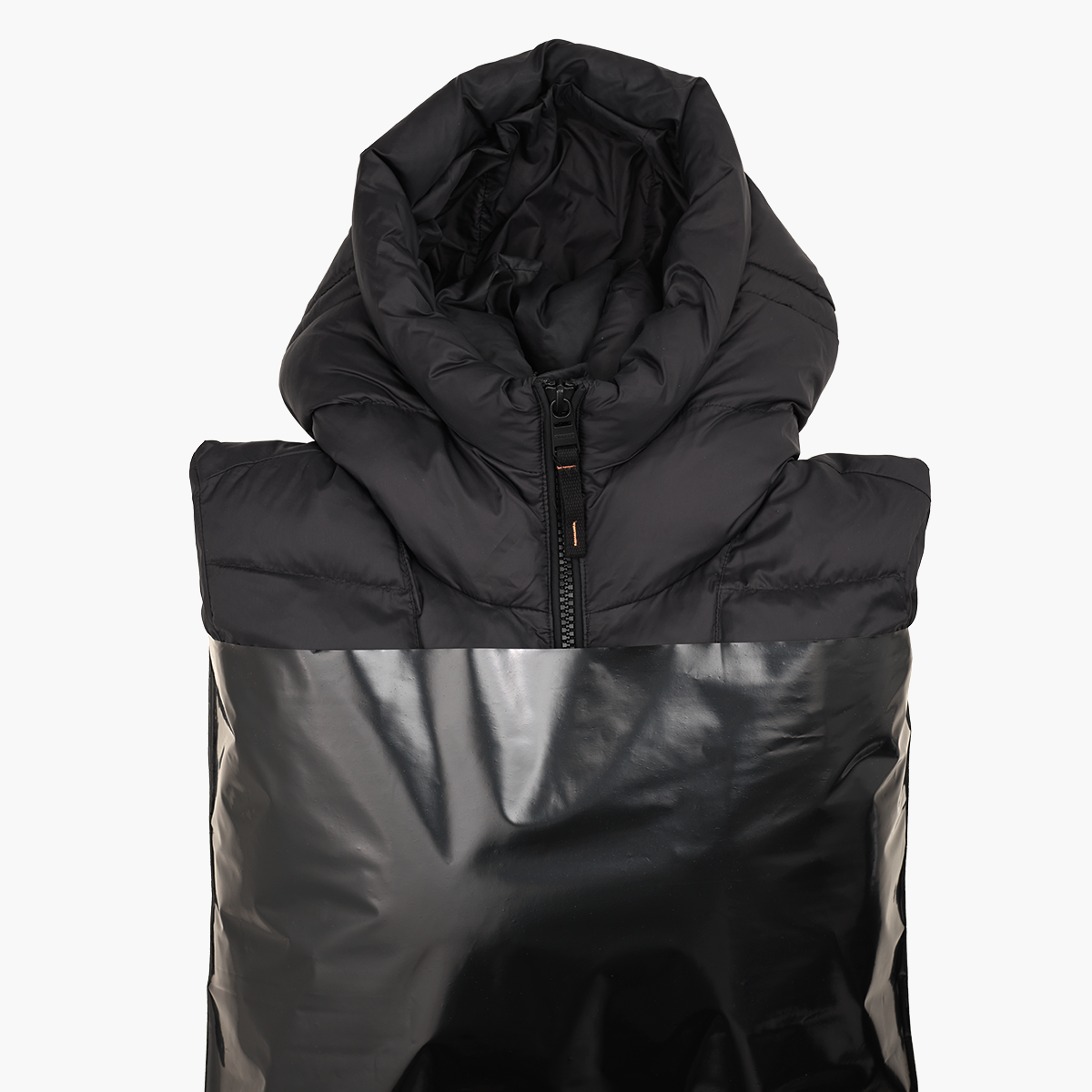 Versandbeutel mit Druck 1-farbig 58cm+5cm*50cm, schwarz, 60μm XL Versandtaschen24