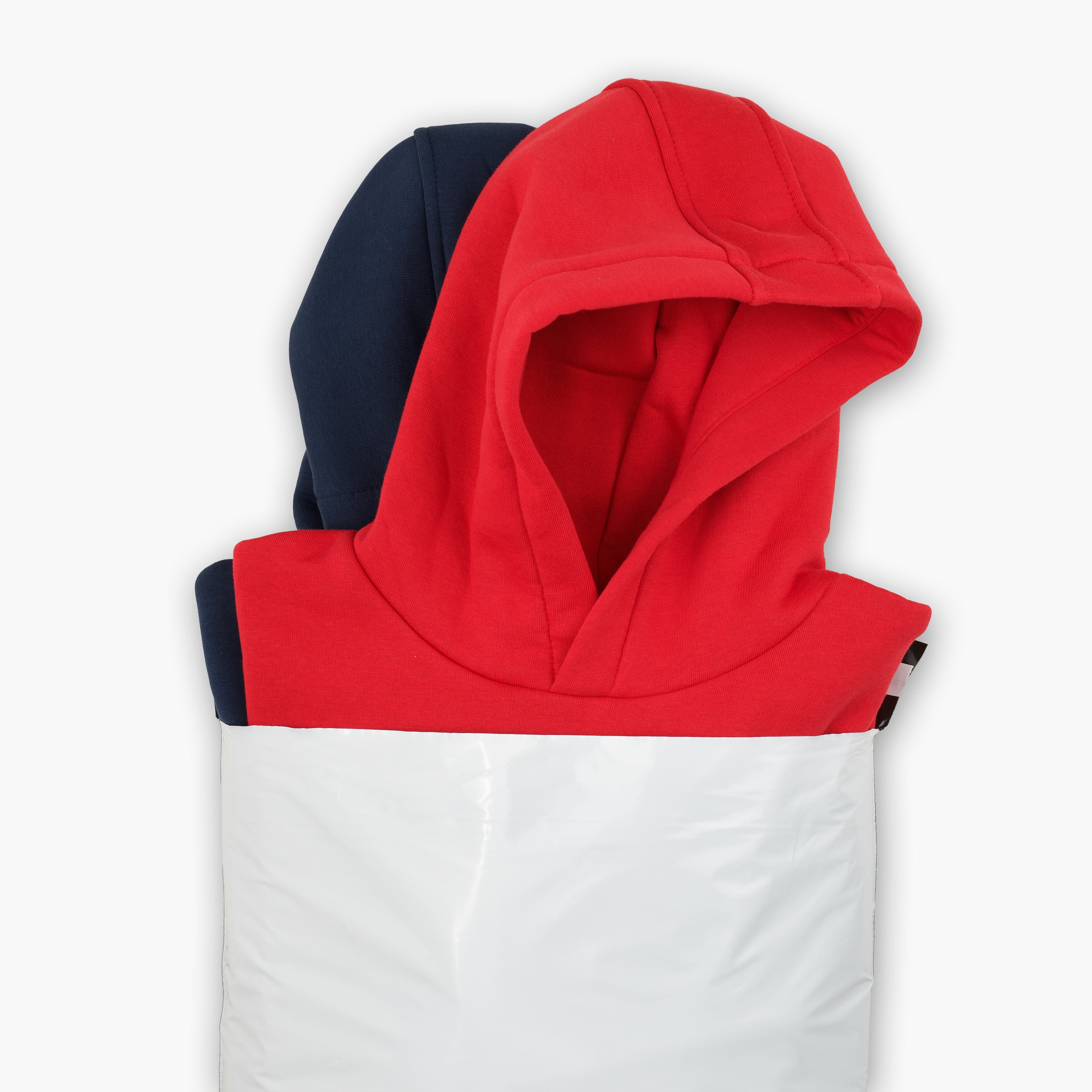 Versandtasche mit Druck 4-farbig 50cm+5cm*40cm, weiß,60μm L Versandtaschen24