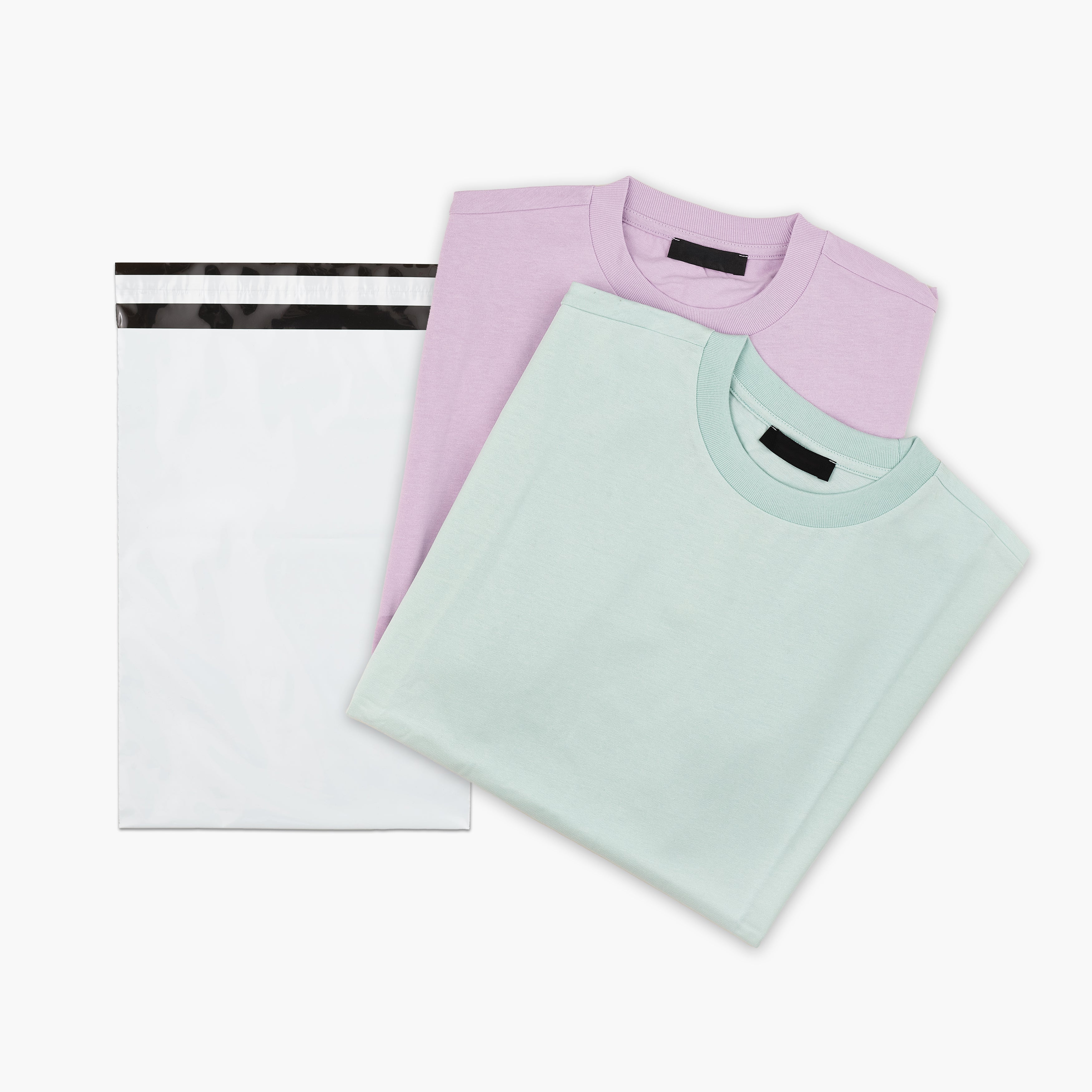 Versandtasche mit Druck Bilddruck 35cm+5cm*25cm, weiß, 80μm S Versandtaschen24