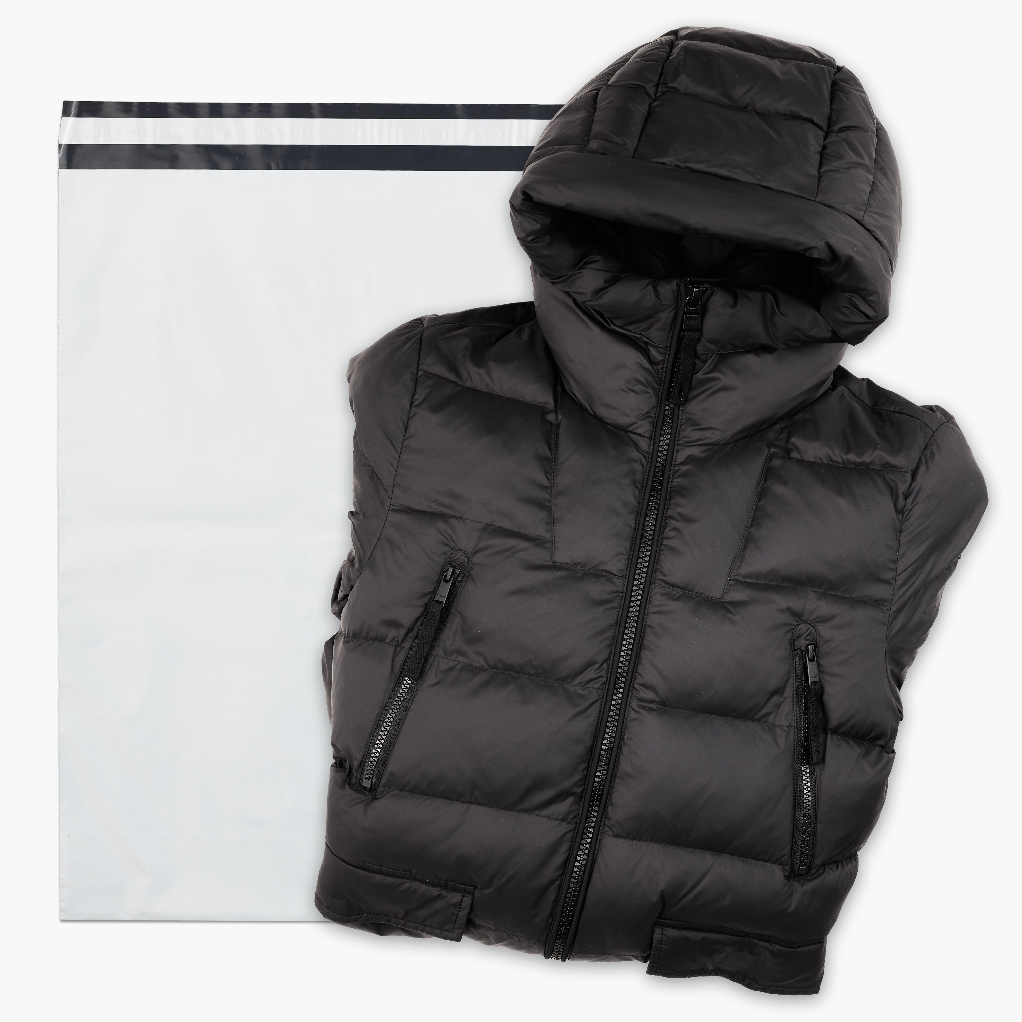 Retourentasche mit Druck Bilddruck 57cm+7cm*50cm, weiß, 80μm XL Versandtaschen24