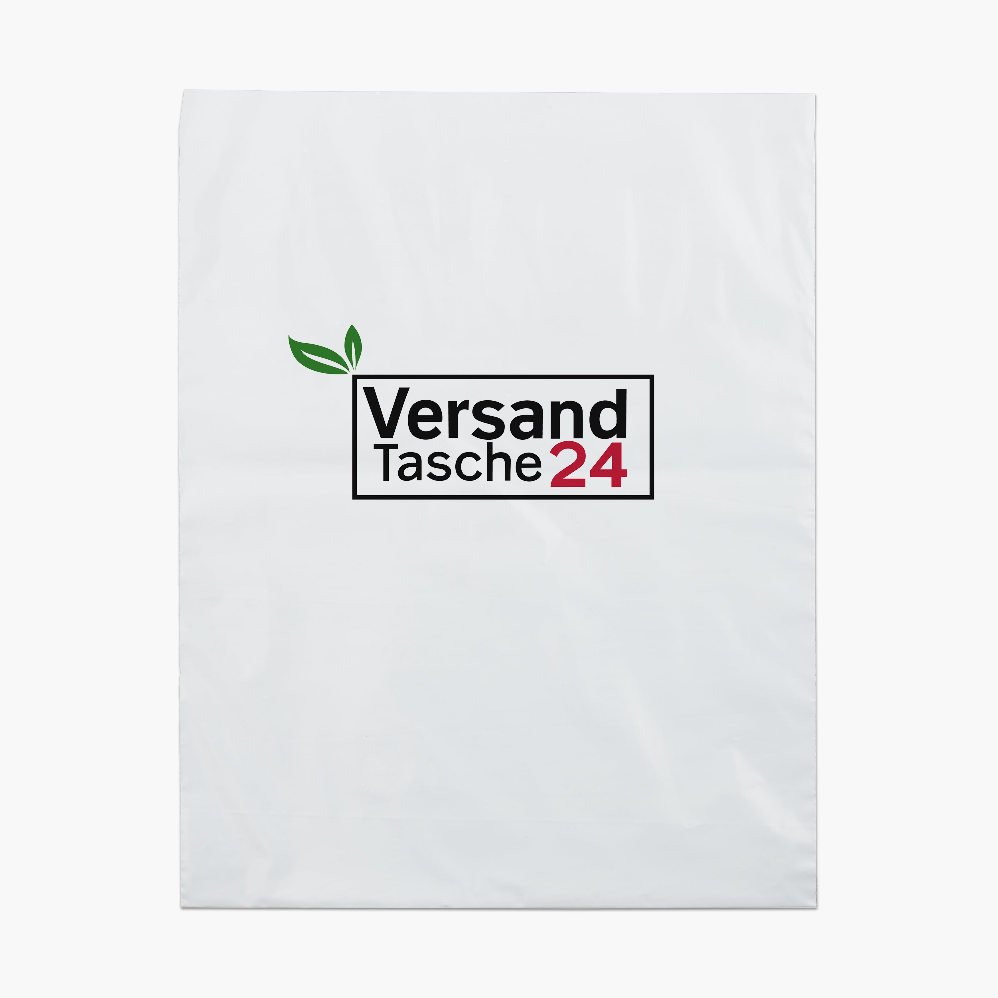 Retourentasche mit Druck 3-farbig 57cm+7cm*50cm, weiß, 80μm XL Versandtaschen24