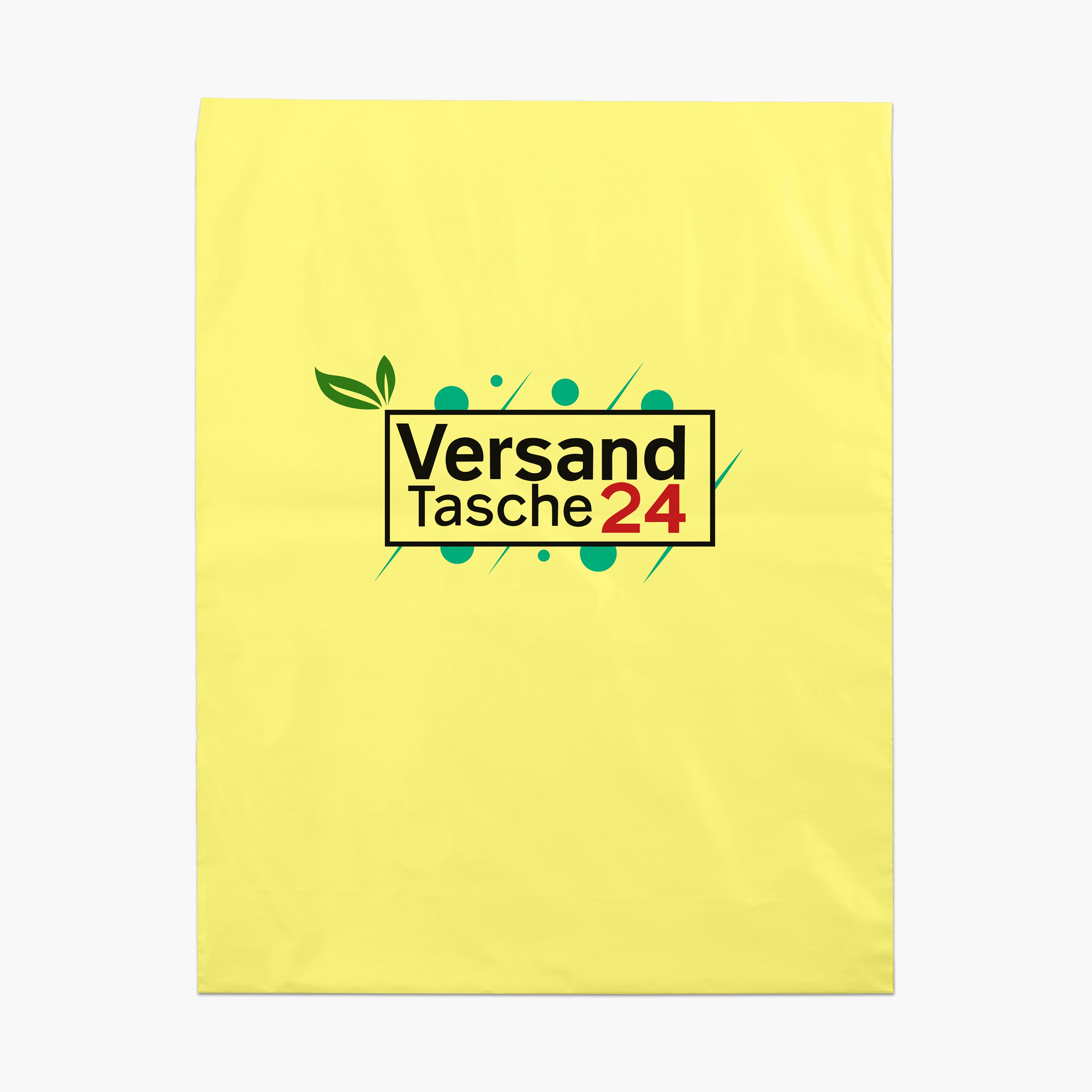 Versandtasche mit Druck Bilddruck 58cm+5cm*50cm, weiß, 60μm XL Versandtaschen24